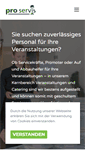 Mobile Screenshot of pro-servis.de
