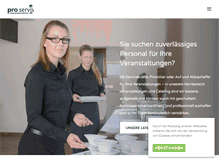 Tablet Screenshot of pro-servis.de